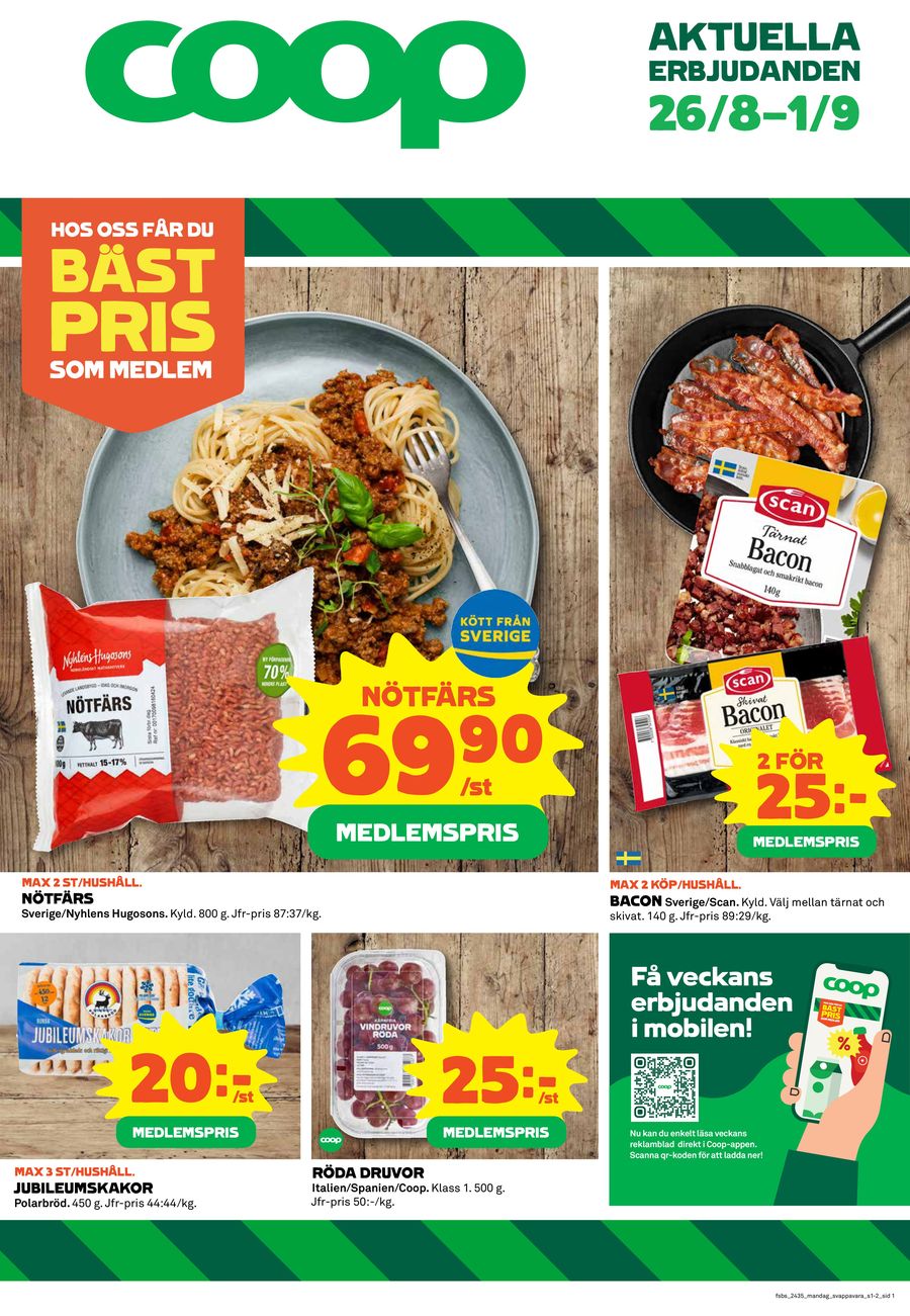 Spara nu med våra deals. Coop (2024-09-01-2024-09-01)