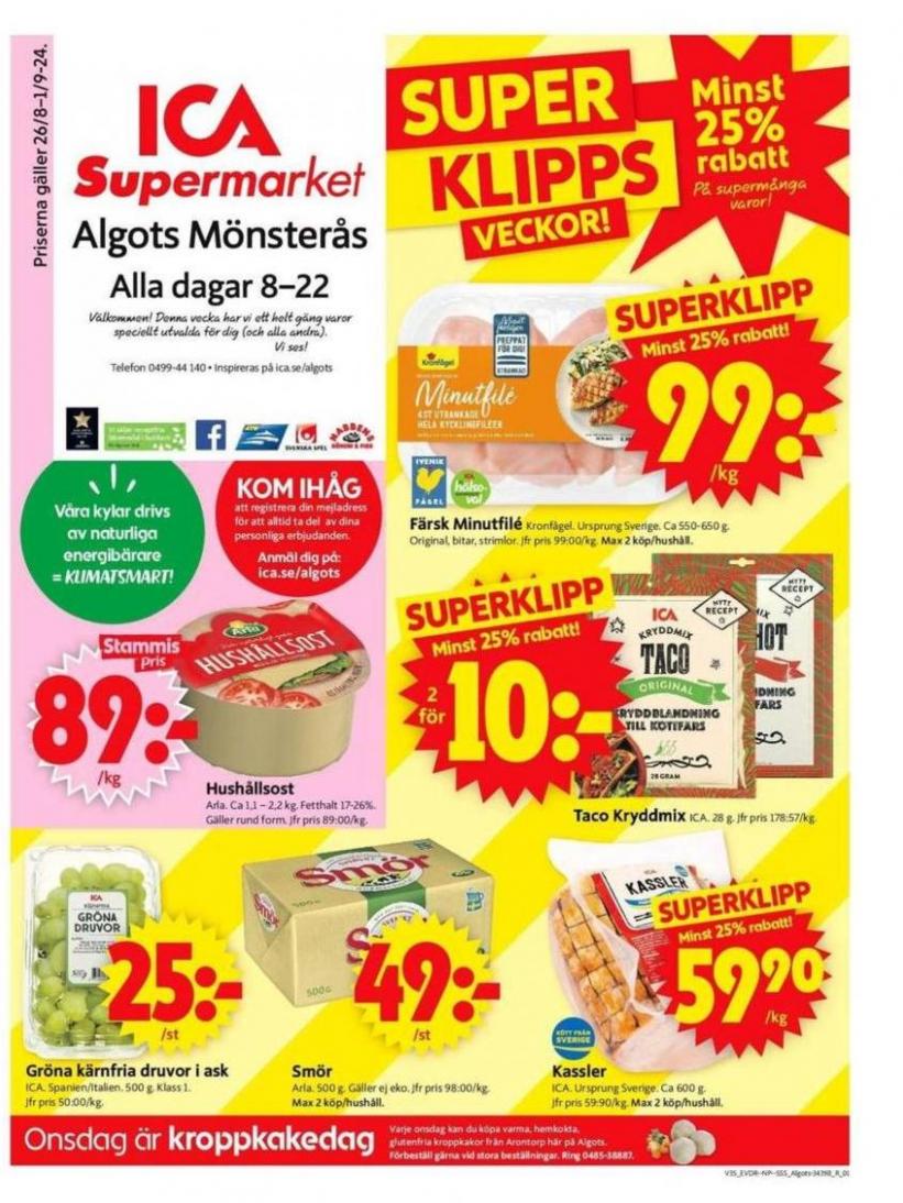 Exklusiva deals för våra kunder. ICA Supermarket (2024-09-01-2024-09-01)