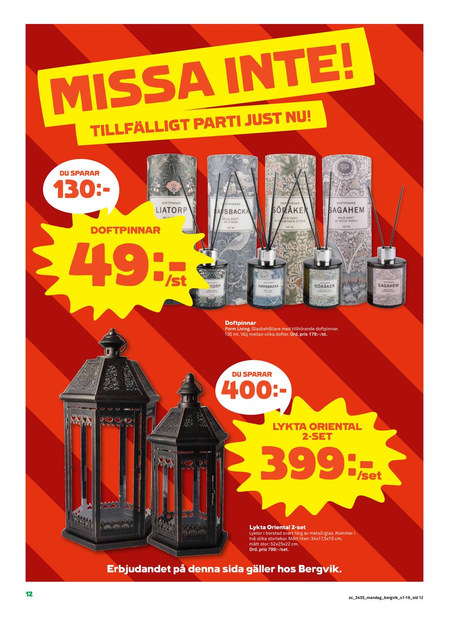 Spara nu med våra deals. Page 12