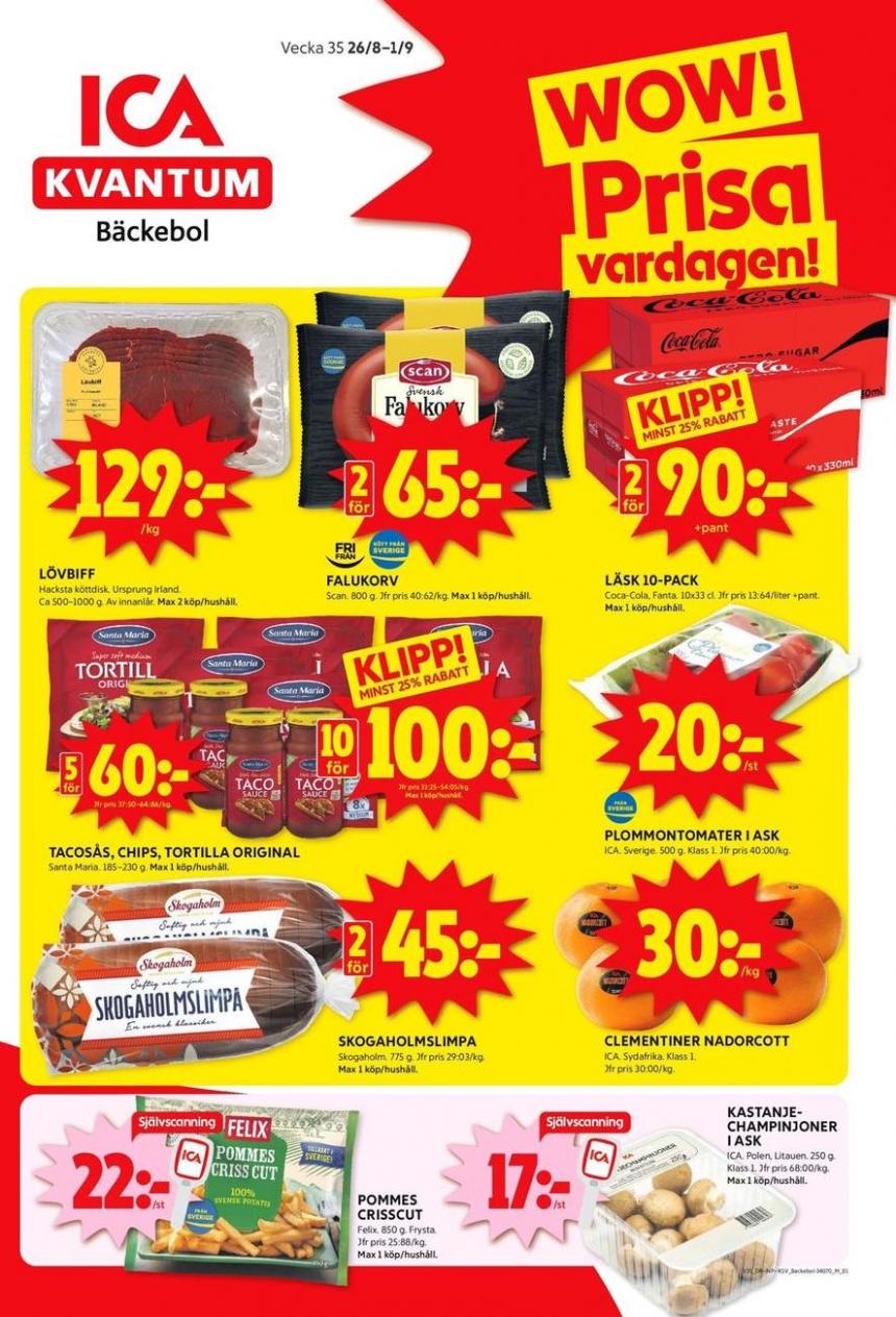 Top-deals och rabatter. ICA Kvantum (2024-09-01-2024-09-01)