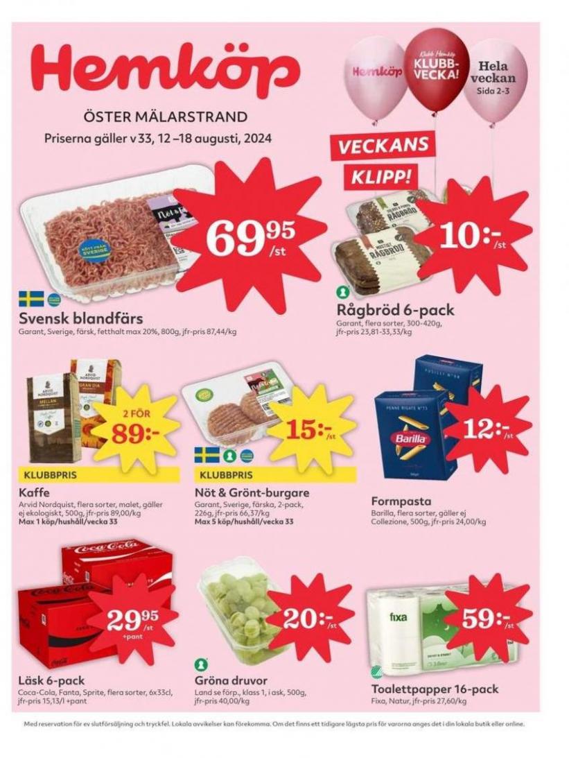 Våra bästa deals för dig. Hemköp (2024-08-18-2024-08-18)