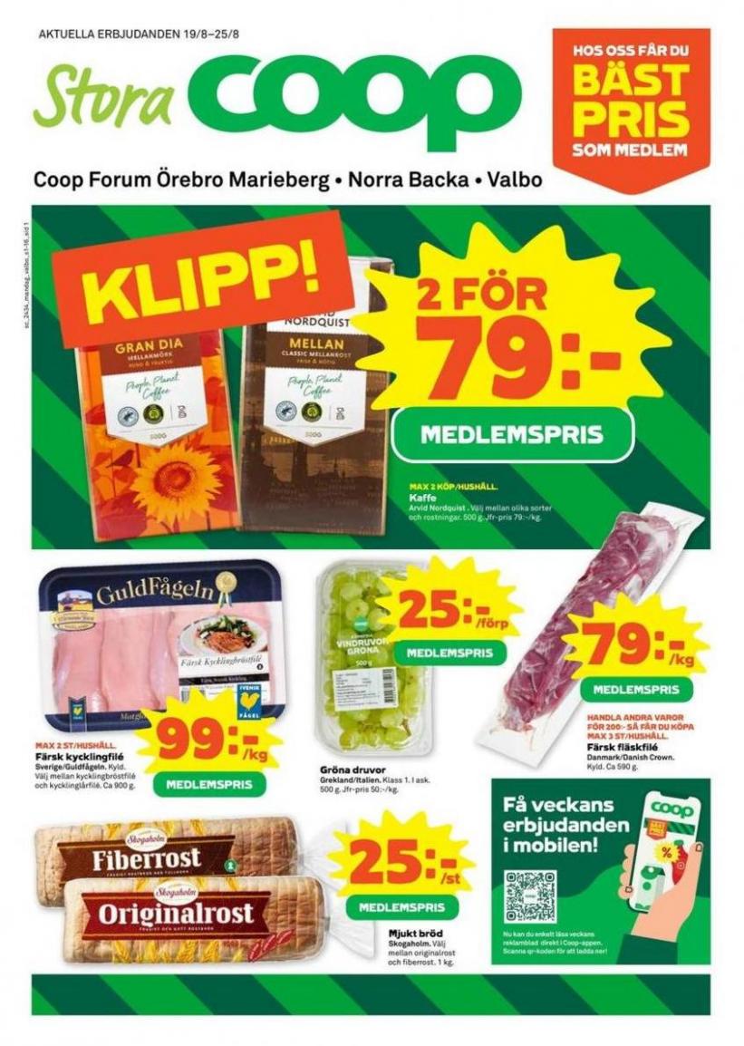 Top-erbjudanden för sparrävar. Stora Coop (2024-08-25-2024-08-25)