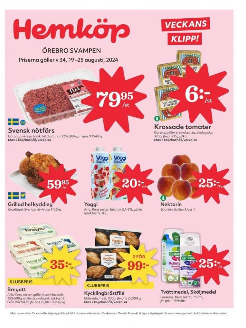 Spara nu med våra deals. Hemköp (2024-08-25-2024-08-25)