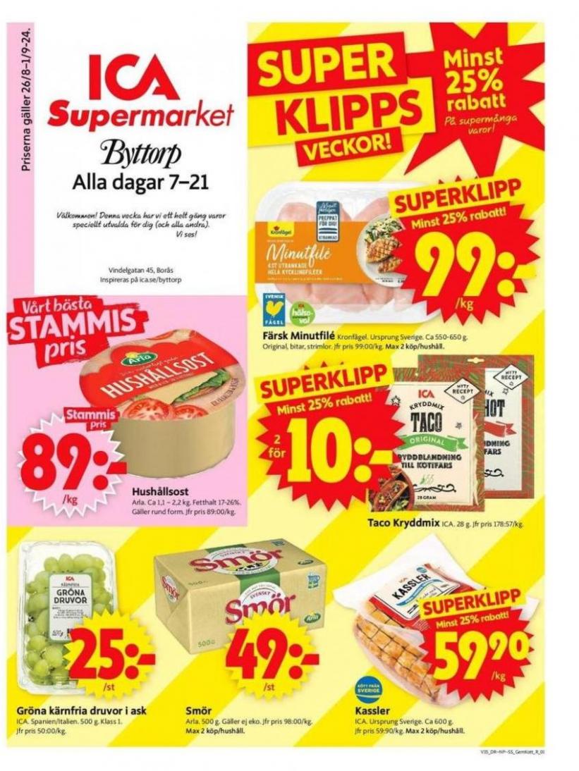 Fantastiskt erbjudande för alla kunder. ICA Supermarket (2024-09-10-2024-09-10)