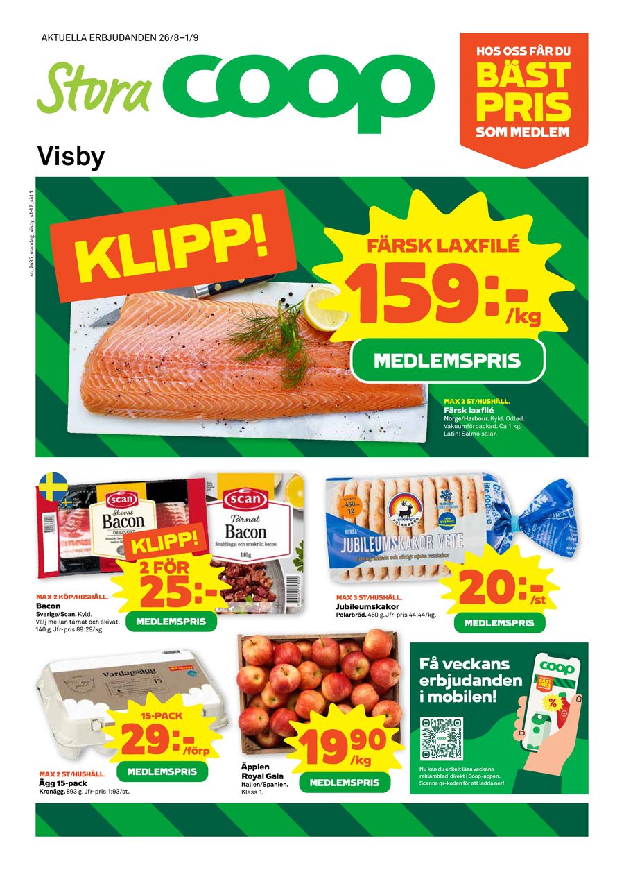 Fantastiska rabatter på utvalda produkter. Stora Coop (2024-09-01-2024-09-01)