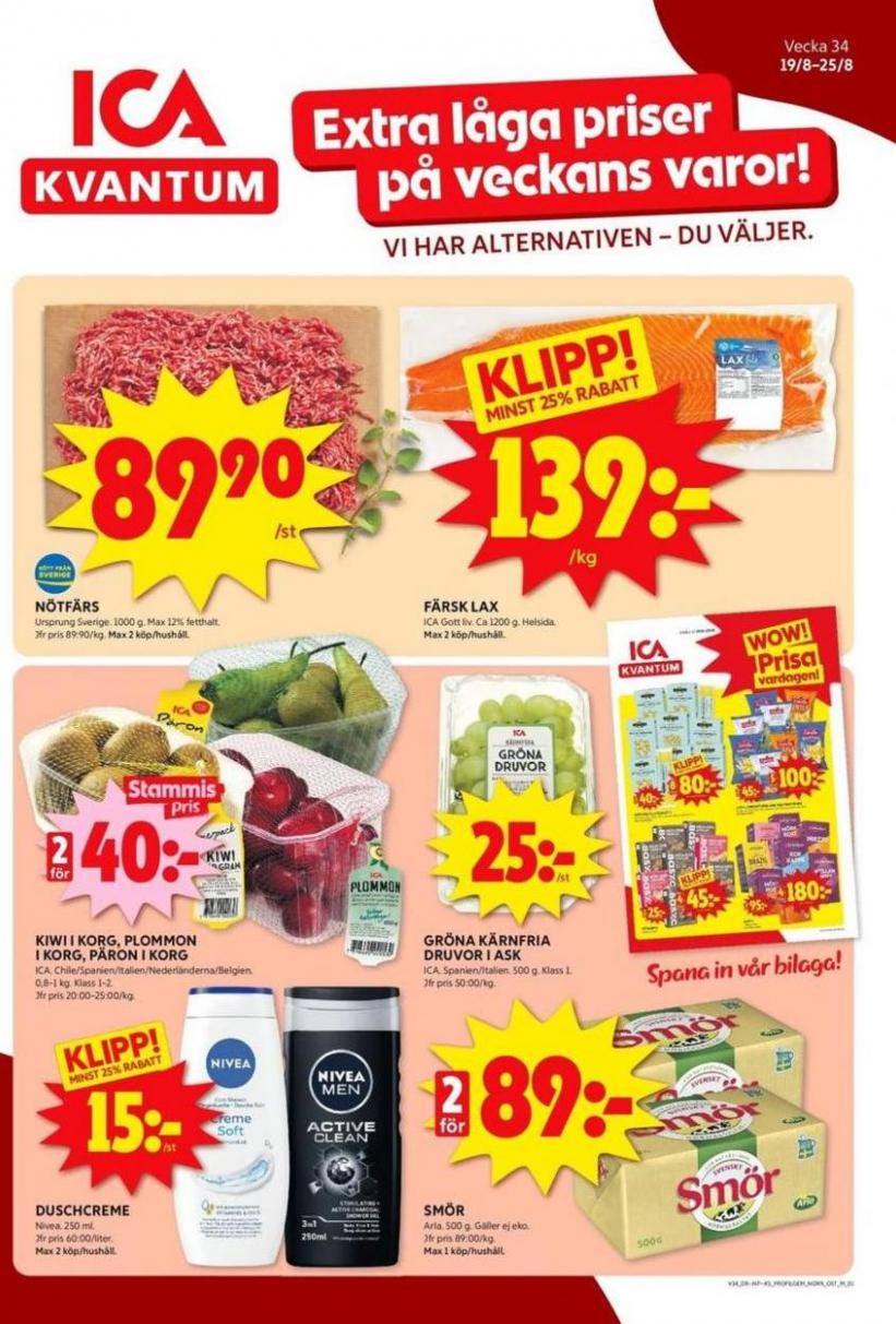 Aktuella deals och erbjudanden. ICA Kvantum (2024-08-25-2024-08-25)