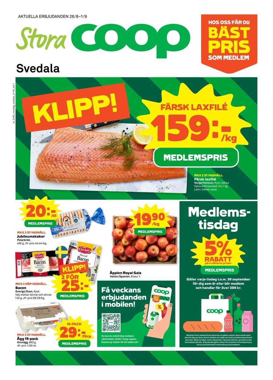 Aktuella deals och erbjudanden. Stora Coop (2024-09-01-2024-09-01)