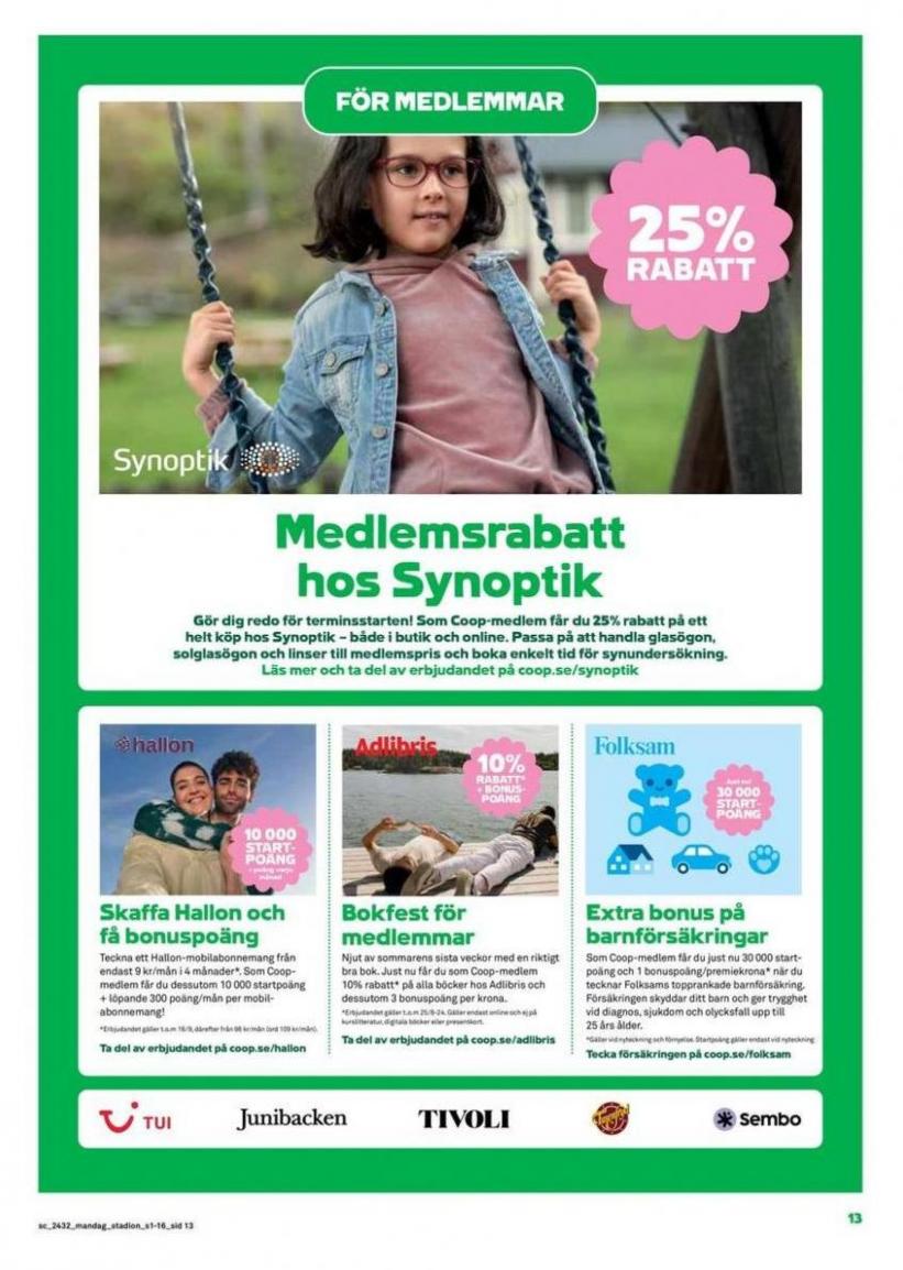 Spara nu med våra deals. Page 13