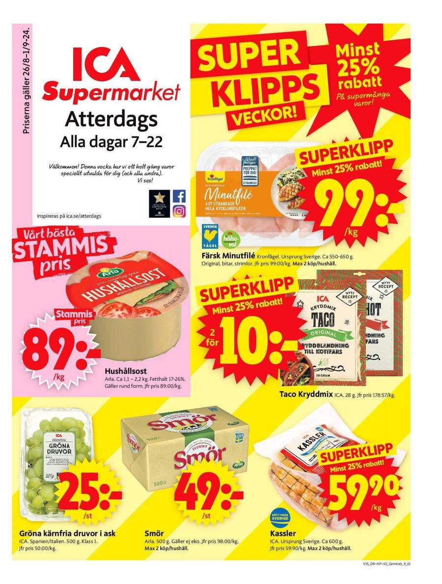 Fantastiskt erbjudande för fyndjägare. ICA Supermarket (2024-09-01-2024-09-01)