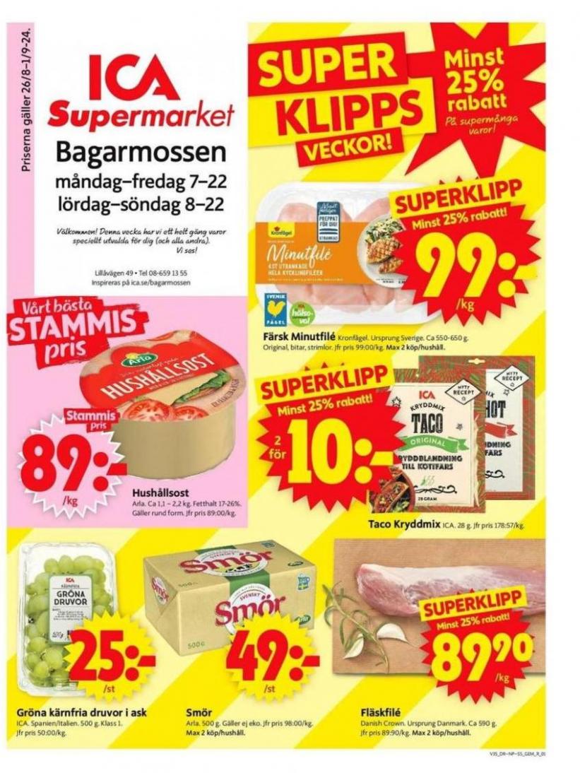 Fantastiskt erbjudande för fyndjägare. ICA Supermarket (2024-09-01-2024-09-01)