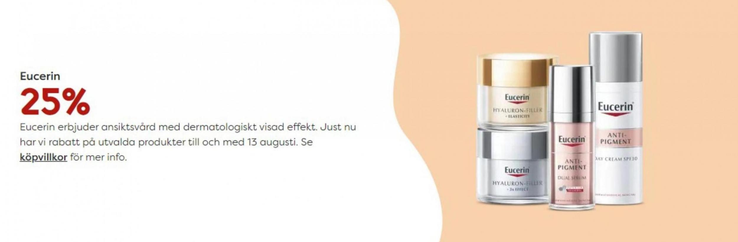 Eucerin , upp till 25% off !. Apoteksgruppen (2024-08-13-2024-08-13)