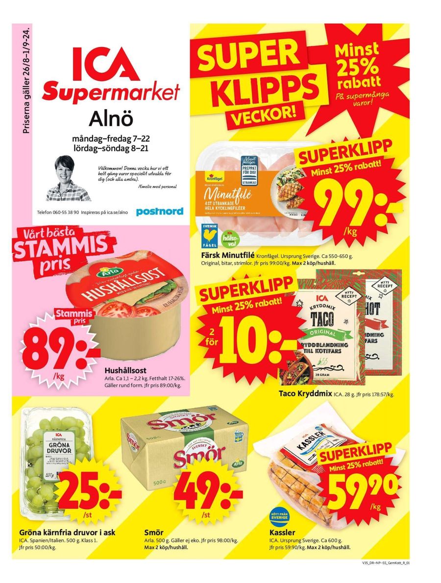 Exklusiva deals och fynd. ICA Supermarket (2024-09-01-2024-09-01)