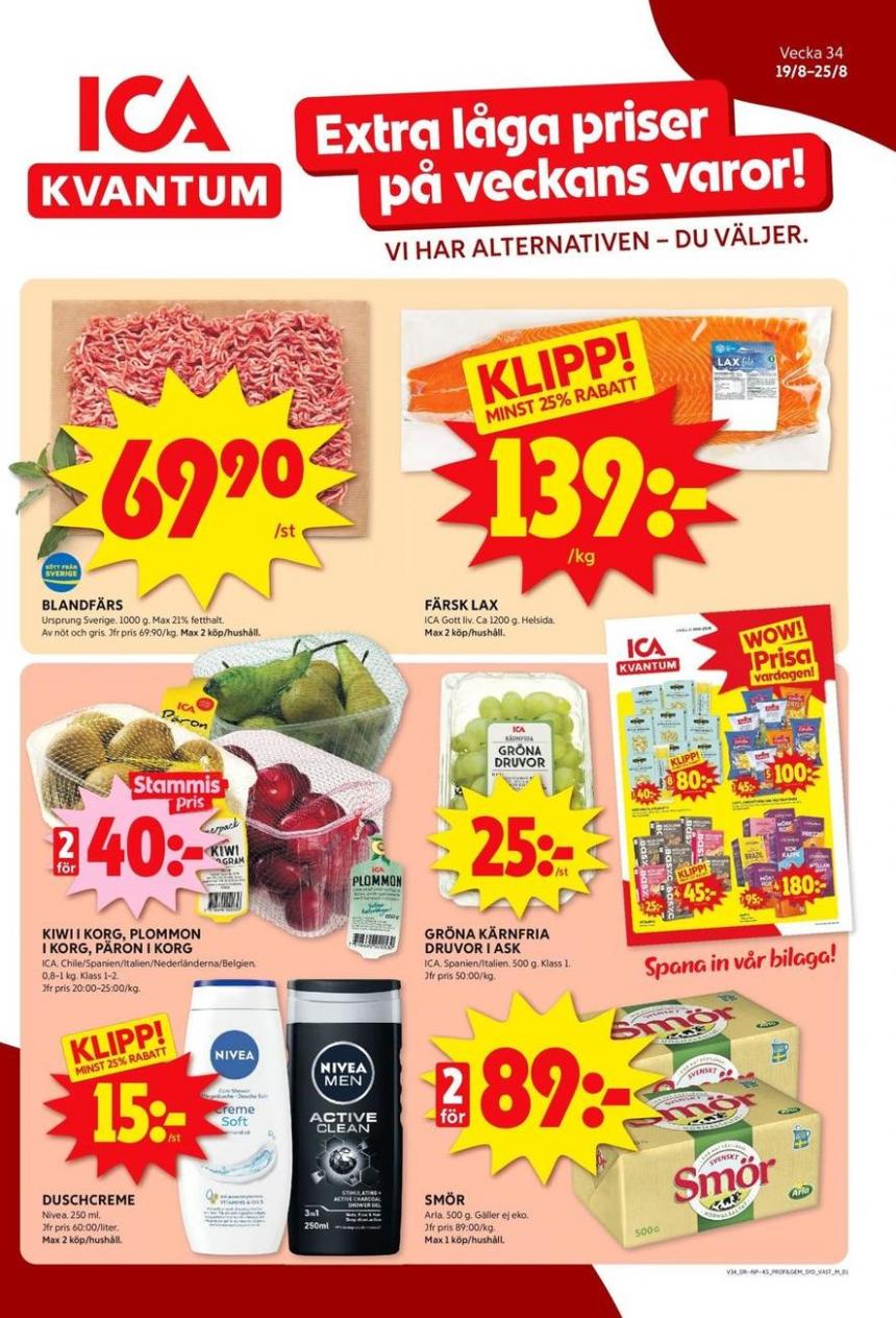 Exklusiva deals och fynd. ICA Kvantum (2024-08-25-2024-08-25)