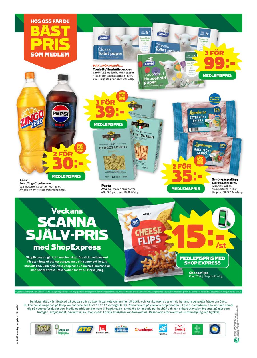 Spara nu med våra deals. Page 16