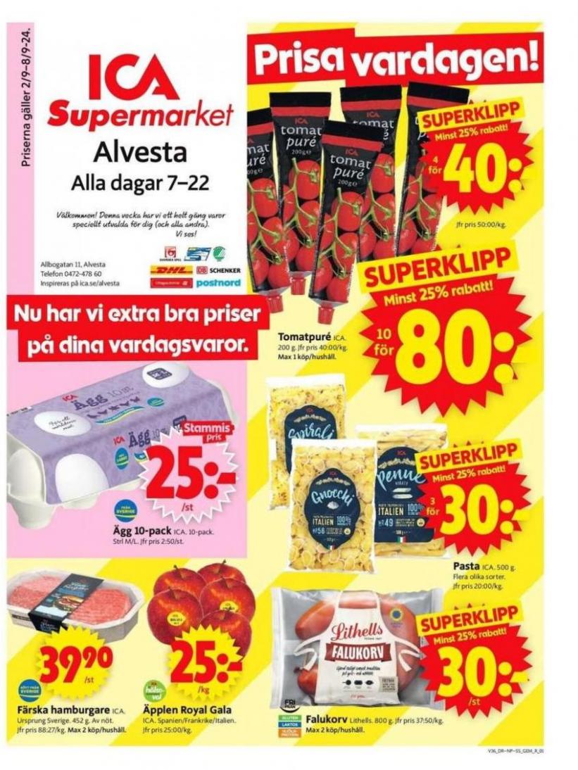 Våra bästa deals för dig. ICA Supermarket (2024-09-08-2024-09-08)