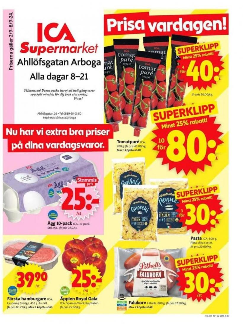 Exklusiva deals och fynd. ICA Supermarket (2024-09-08-2024-09-08)