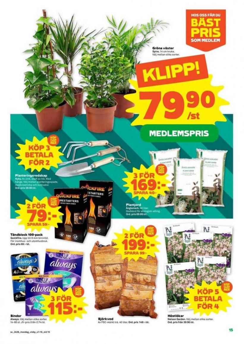 Fantastiska rabatter på utvalda produkter. Page 15